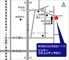 KAORI CRYSTAL SALON案内図